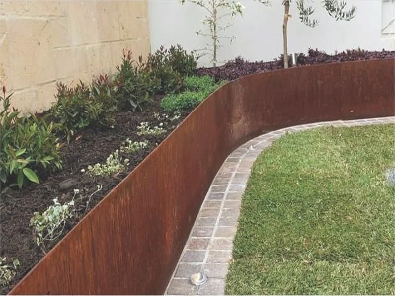 European style landscape edging For Park Project